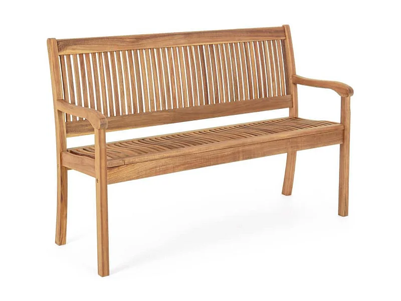 MilaniHome.it - Panca In Legno Di Acacia 2 Posti Per Esterno Giardino Portico Ristorante Bar Hotel Albergo Agriturismodi coloreMarrone