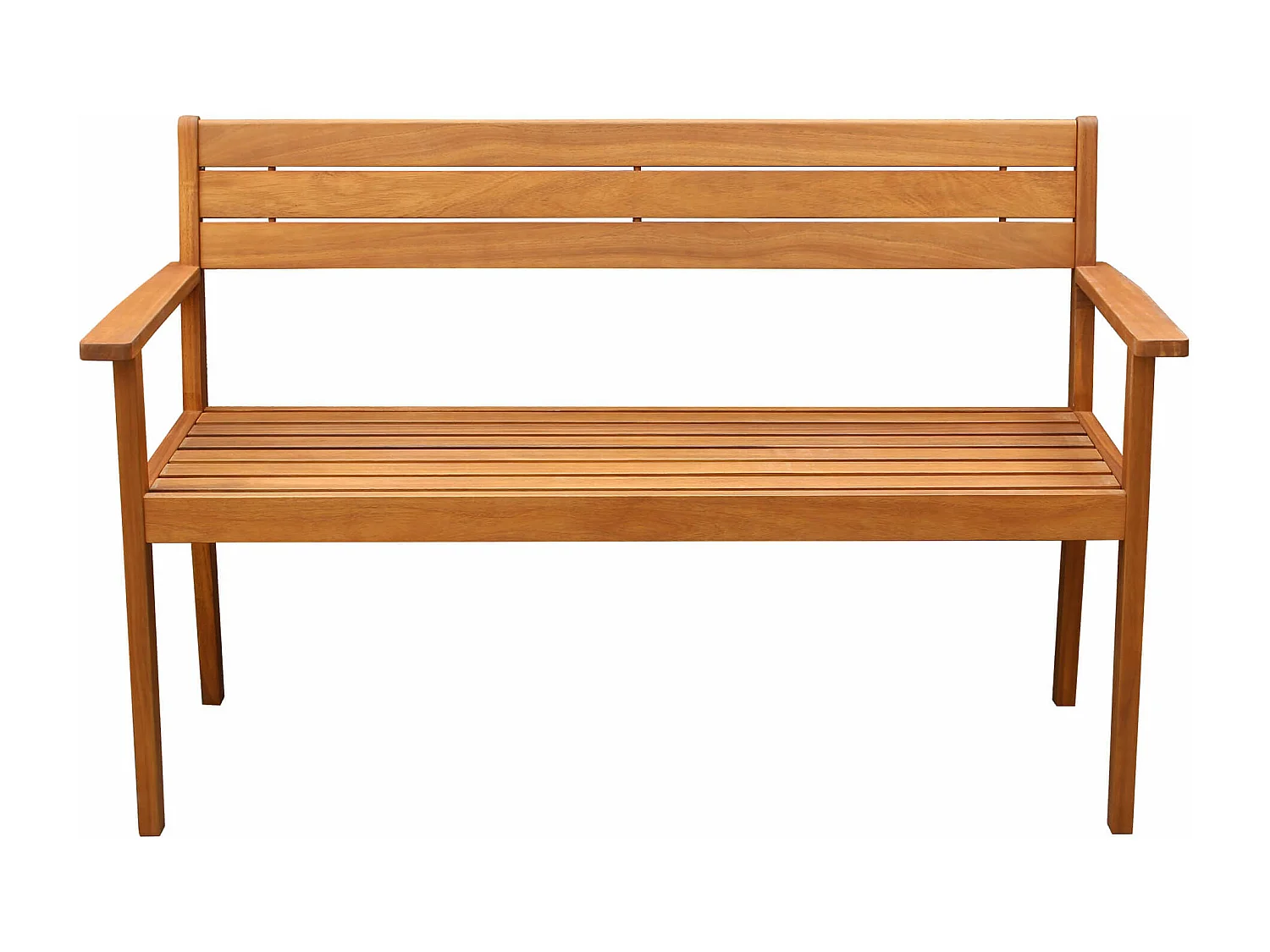 MilaniHome.it - panchina da giardino in legno di acacia di design cm 135 x 59 x 85 hdi coloreMarrone chiaro