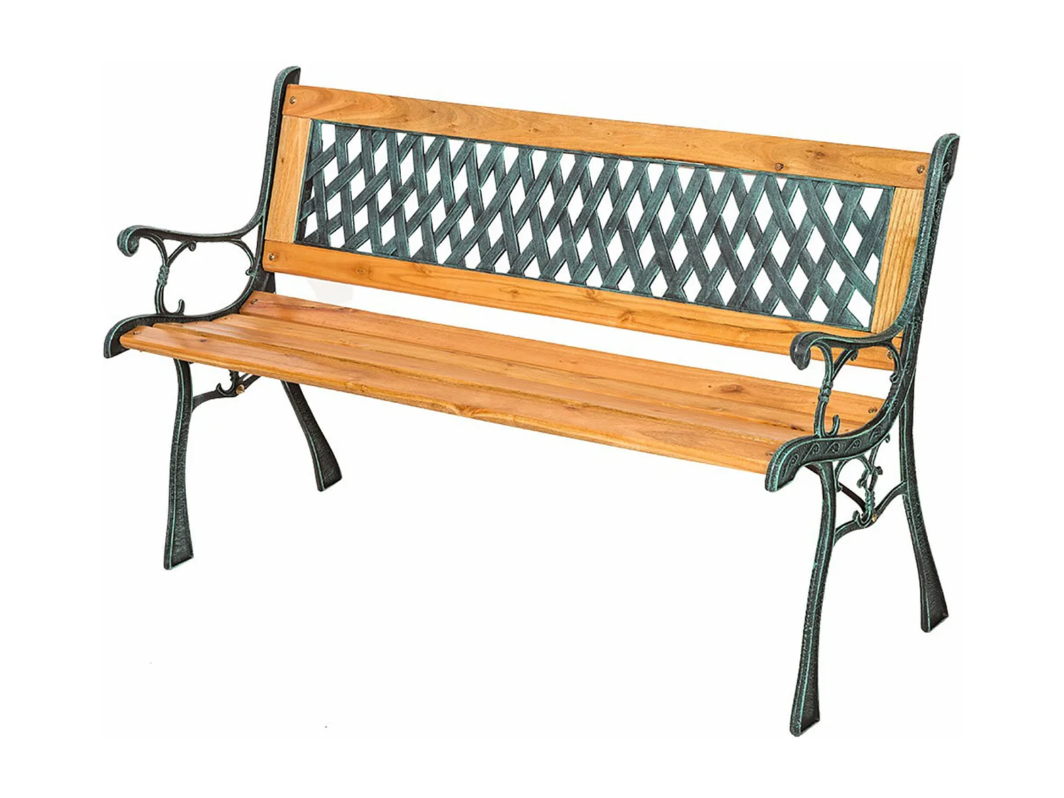 MilaniHome.it - Panca In Ghisa E Legno Per Esterno Giardino, Portico, Ristorante, Gelateria Bar Hotel Albergo Piscinadi coloreAntracite