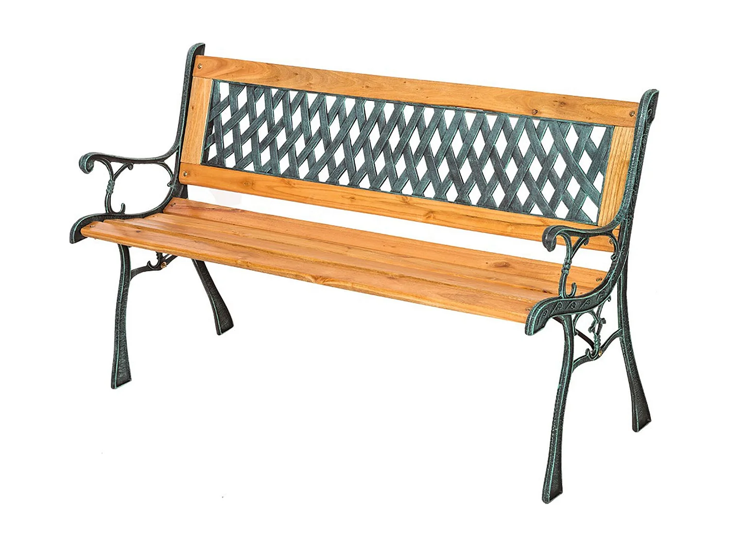 MilaniHome.it - Panca In Ghisa E Legno Per Esterno Giardino, Portico, Ristorante, Gelateria Bar Hotel Albergo Piscinadi coloreAntracite