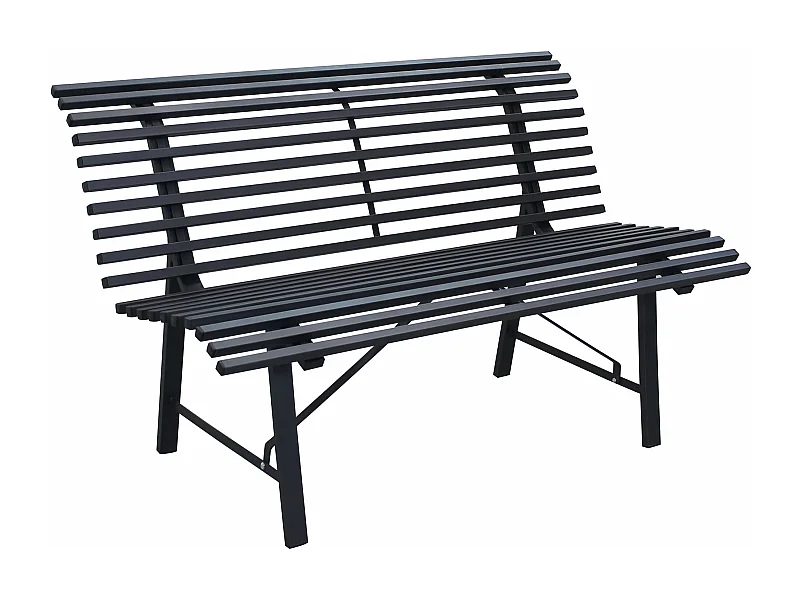 MilaniHome.it - Panca In ferro Posti Per Esterno Giardino Portico Ristorante Bar Hotel Albergo Agriturismodi coloreAntracite