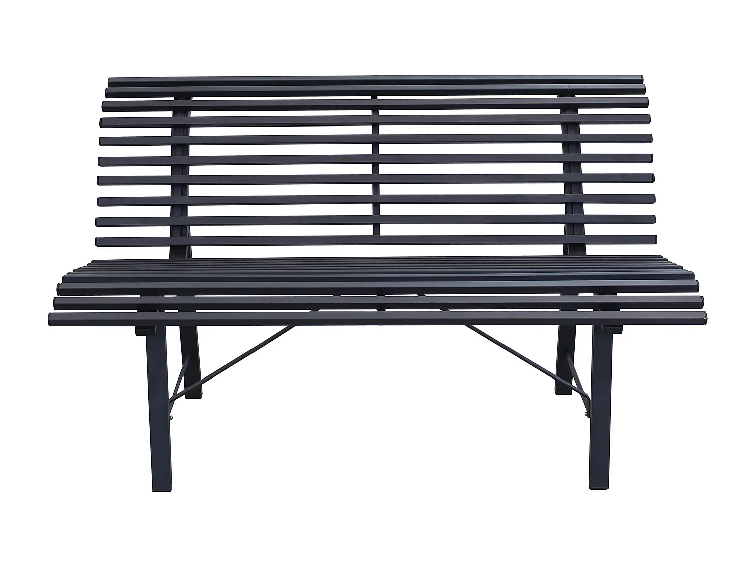 MilaniHome.it - Panca In ferro Posti Per Esterno Giardino Portico Ristorante Bar Hotel Albergo Agriturismodi coloreAntracite