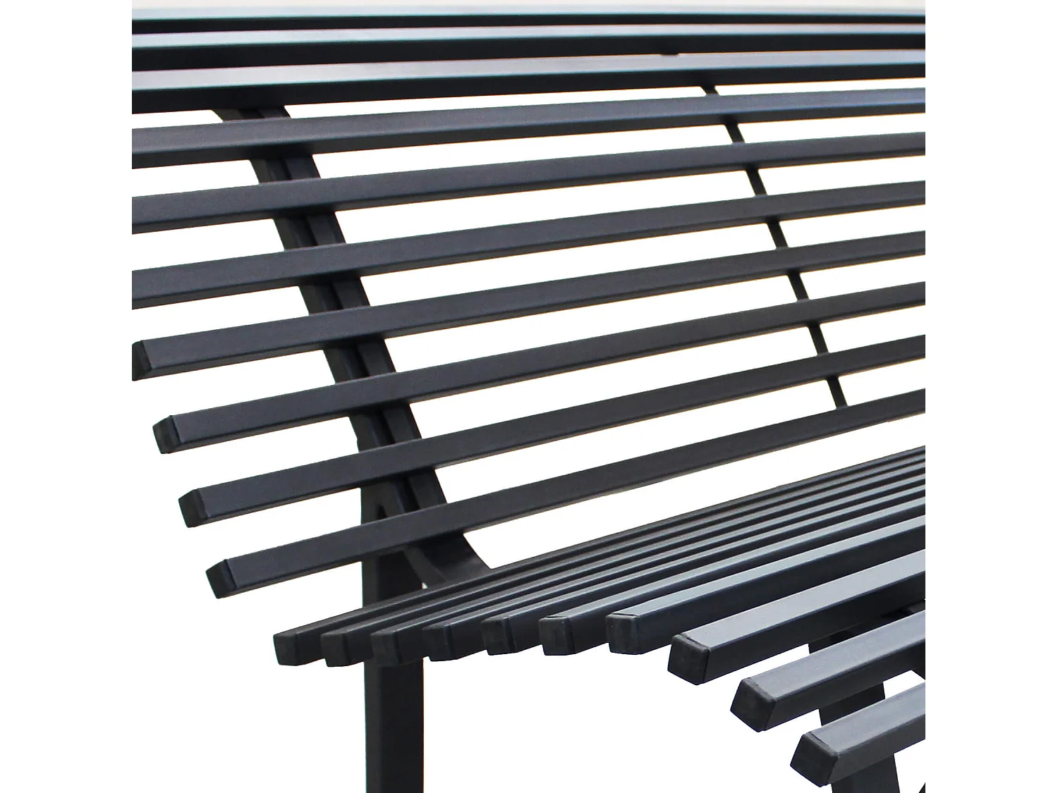 MilaniHome.it - Panca In ferro Posti Per Esterno Giardino Portico Ristorante Bar Hotel Albergo Agriturismodi coloreAntracite