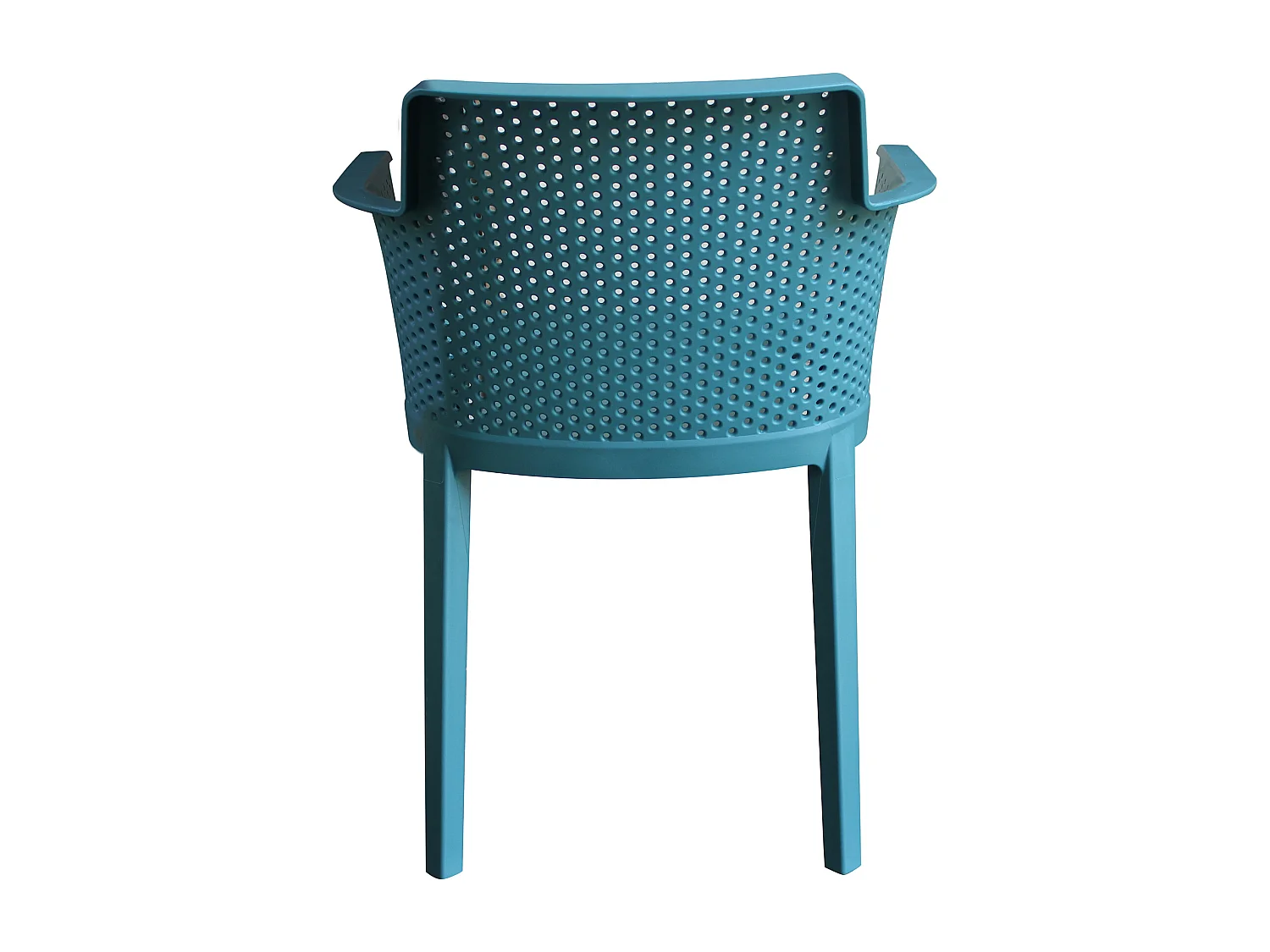 MilaniHome.it - set di 4 Poltrone in plastica per esterno giardino interno sala da pranzo colorata polipropilenedi coloreVerde petrolio