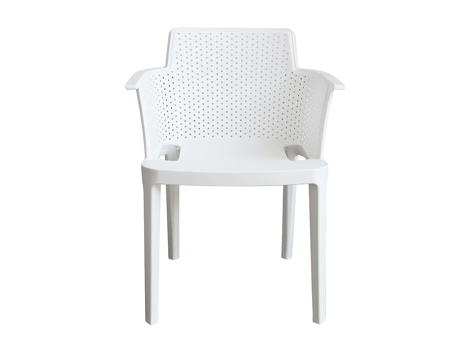 MilaniHome.it - Poltrona in plastica per esterno giardino interno sala da pranzo colorata polipropilenedi coloreBianco