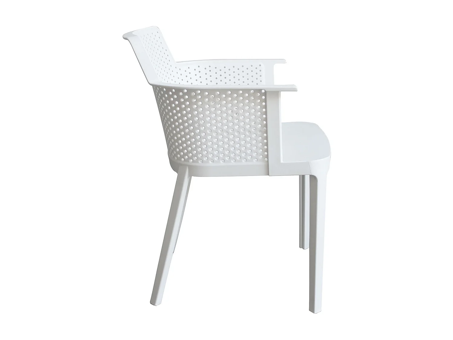 MilaniHome.it - Poltrona in plastica per esterno giardino interno sala da pranzo colorata polipropilenedi coloreBianco