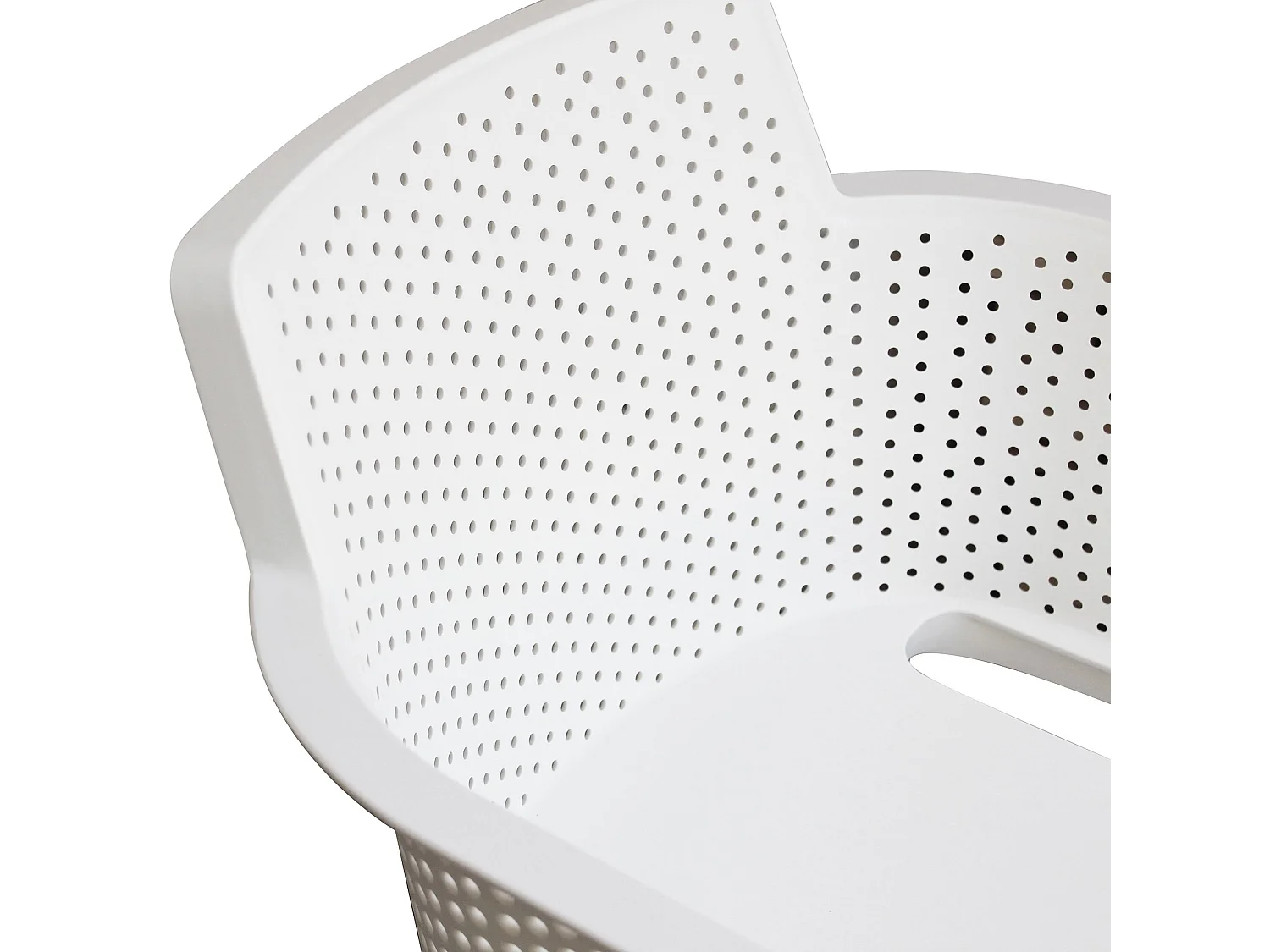 MilaniHome.it - Poltrona in plastica per esterno giardino interno sala da pranzo colorata polipropilenedi coloreBianco