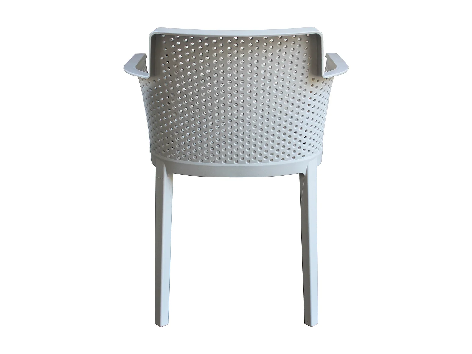 MilaniHome.it - Poltrona in plastica per esterno giardino interno sala da pranzo colorata polipropilenedi coloreGrigio