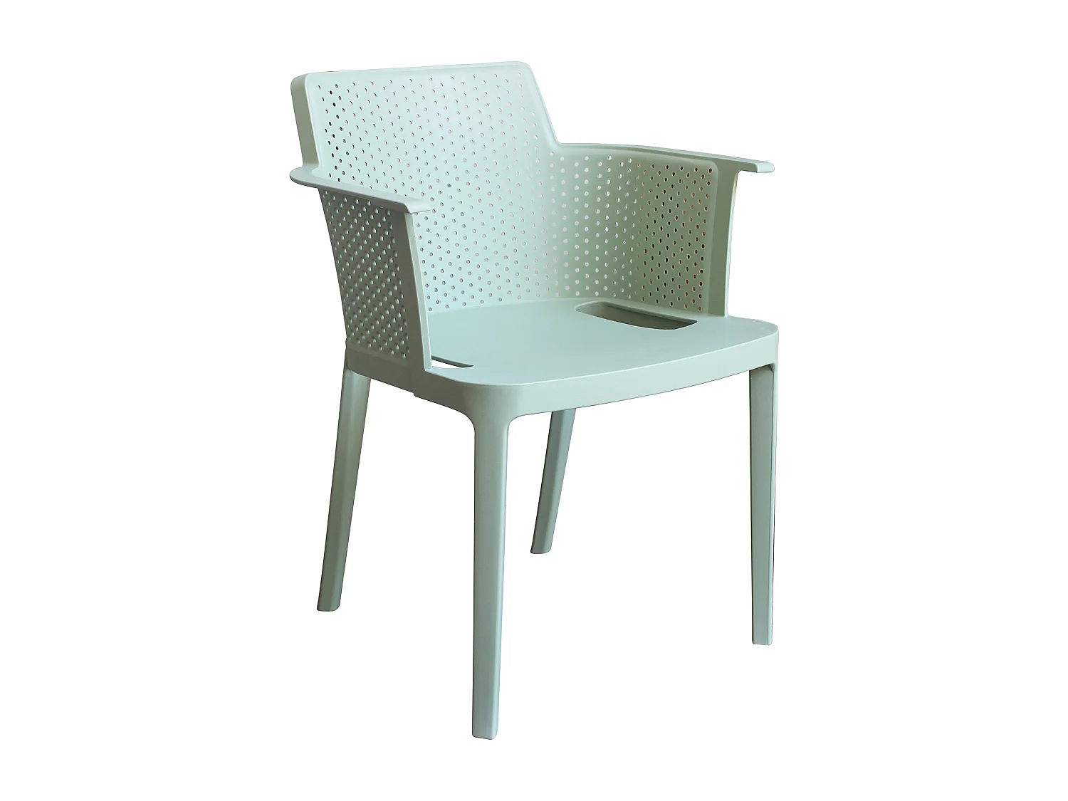 MilaniHome.it - Poltrona in plastica per esterno giardino interno sala da pranzo colorata polipropilenedi coloreVerde menta