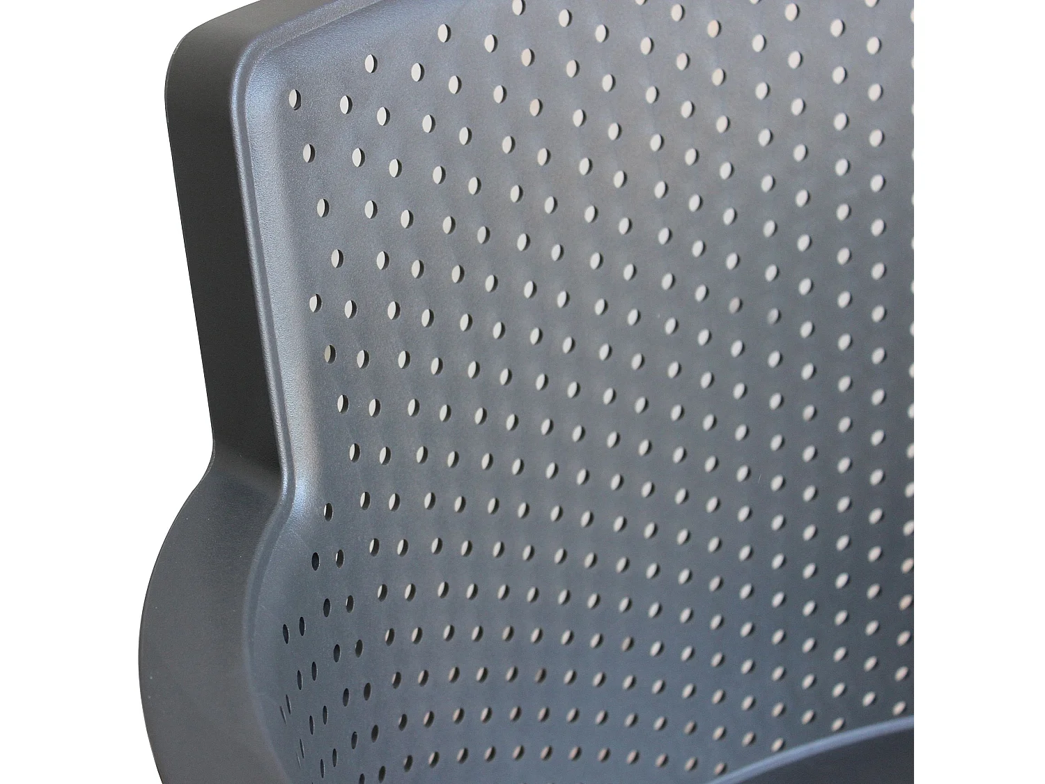 MilaniHome.it - set di 4 Poltrone in plastica per esterno giardino interno sala da pranzo colorata polipropilenedi coloreAntracite