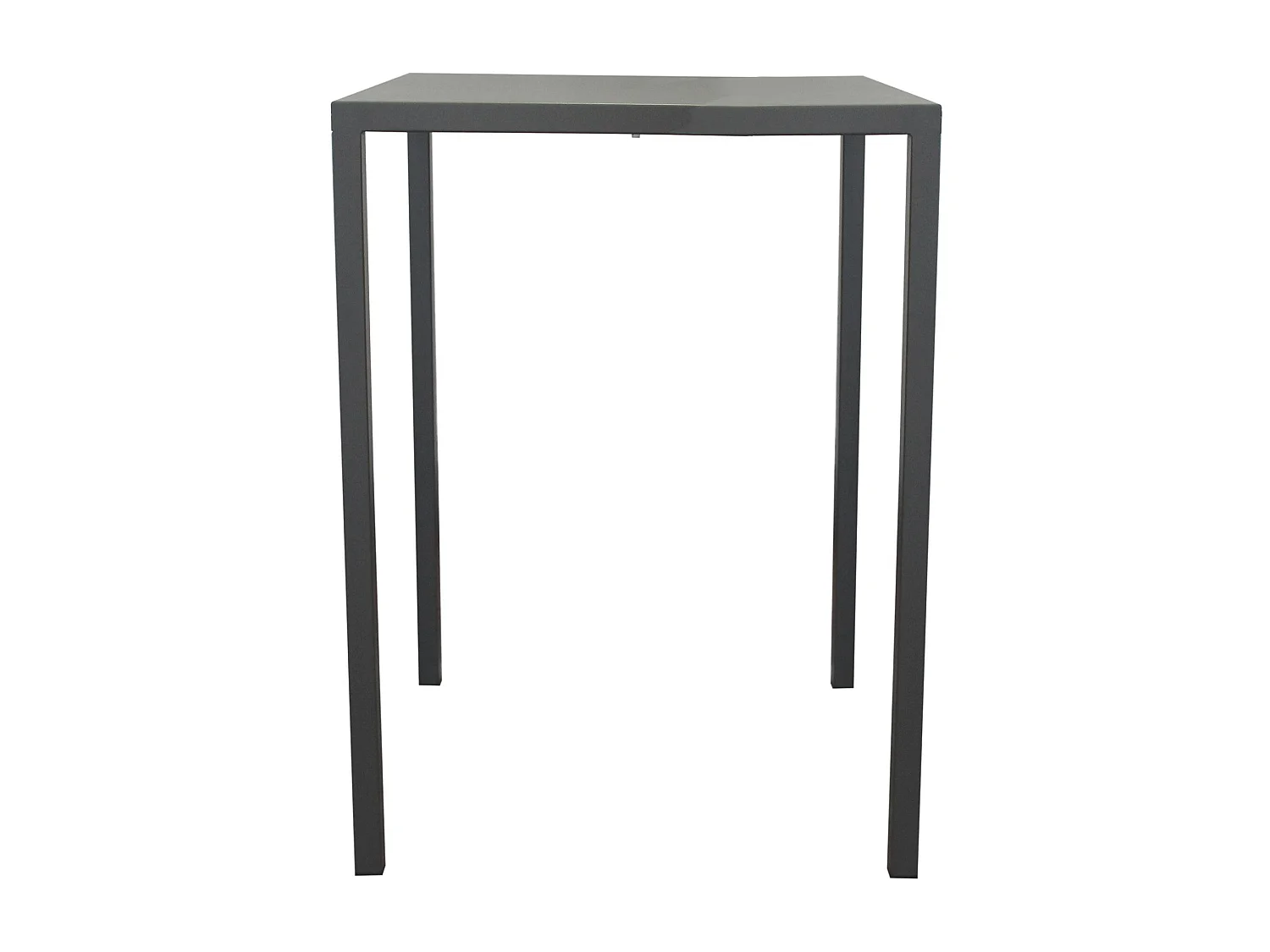 MilaniHome.it - Tavolo autolivellante in metallo 80 x 80 cm alto di design per esterno giardino cm 80 l x 80 p x 110,5 hdi coloreAntracite