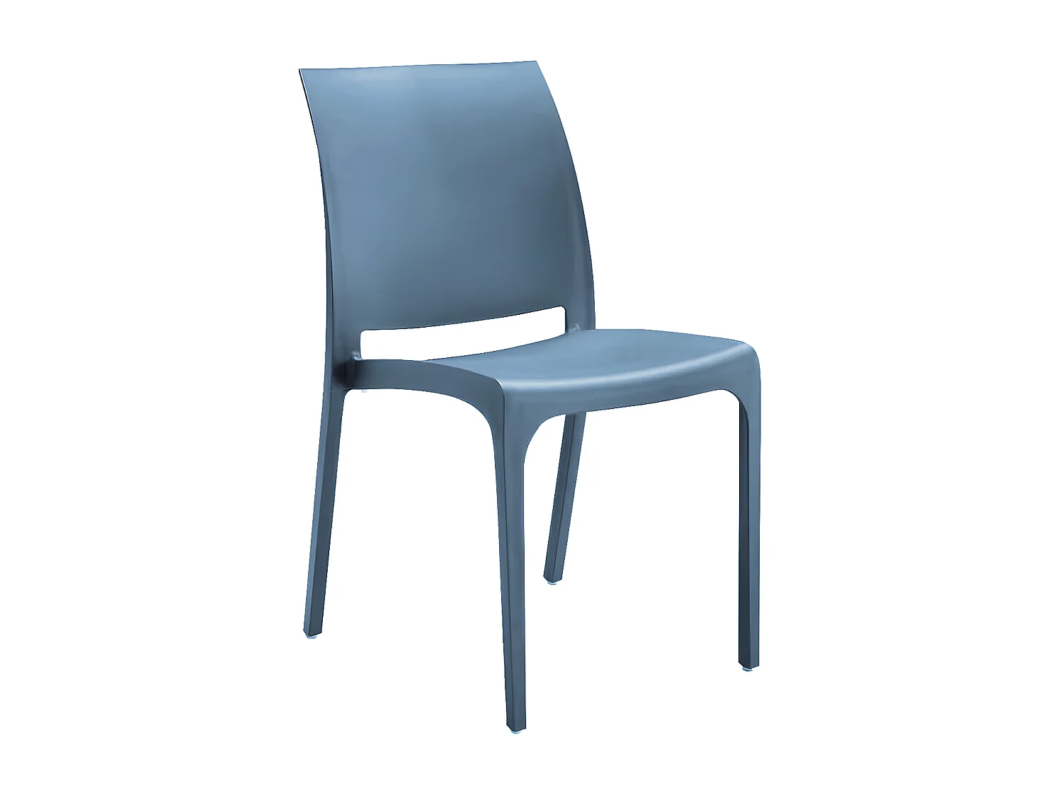 MilaniHome.it - sedia da giardino in plastica design moderno coloratadi coloreBlu