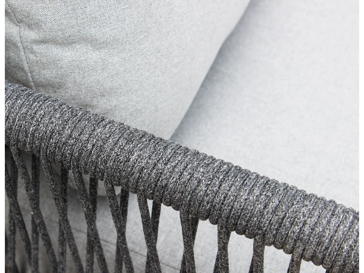 MilaniHome.it - salotto da giardino in alluminio 4 posti per esterno D.148x78x79/P.70x78x79/T.100x55x45di coloreAntracite