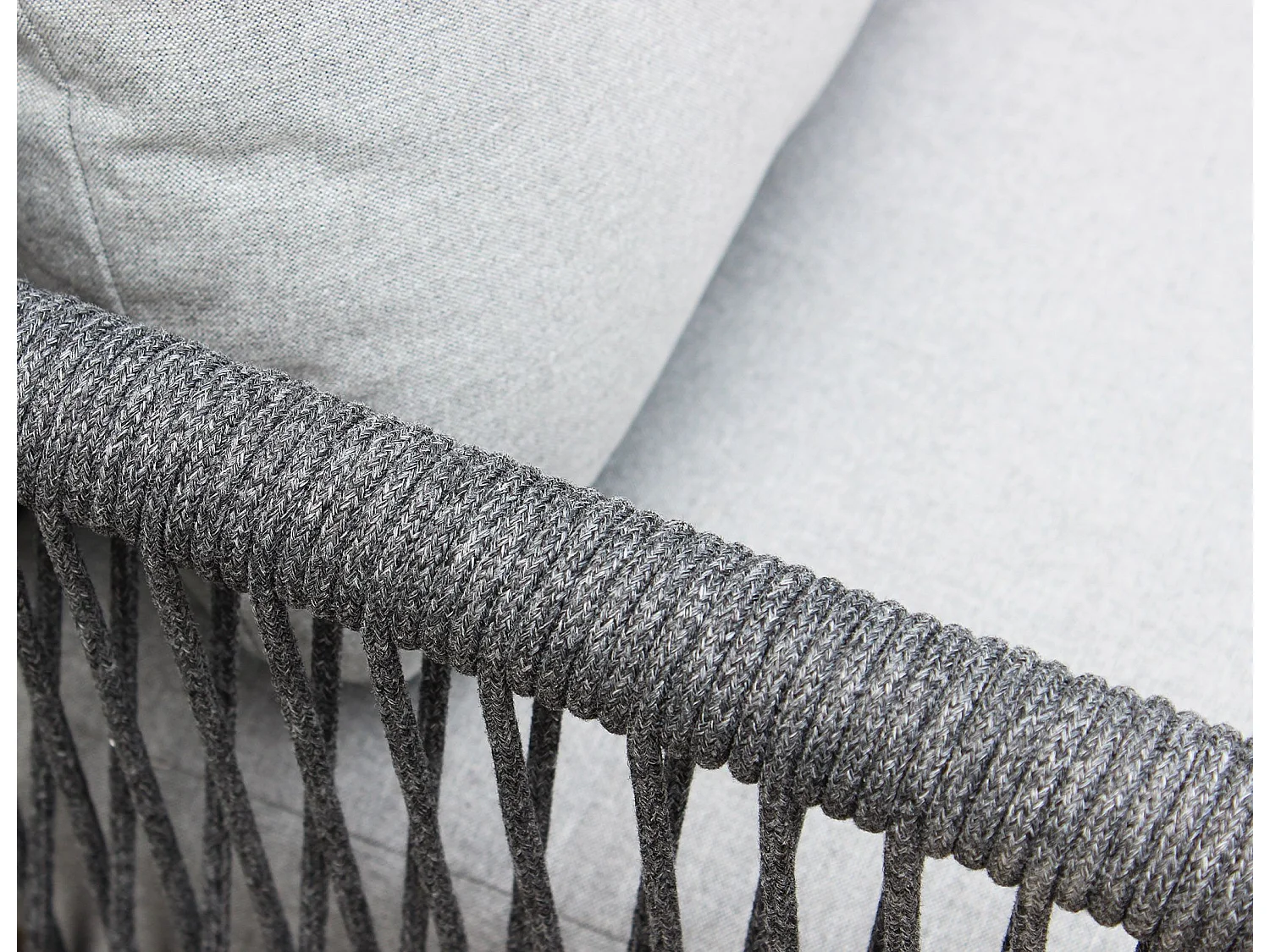 MilaniHome.it - salotto da giardino in alluminio 4 posti per esterno D.148x78x79/P.70x78x79/T.100x55x45di coloreAntracite