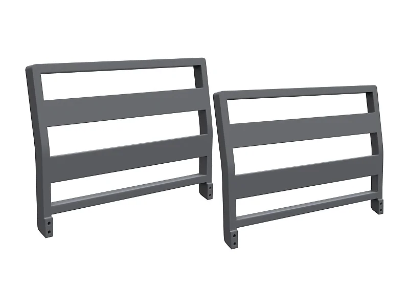 MilaniHome.it - coppia di braccioli per salotto modulare di design per esterno giardinodi coloreAntracite