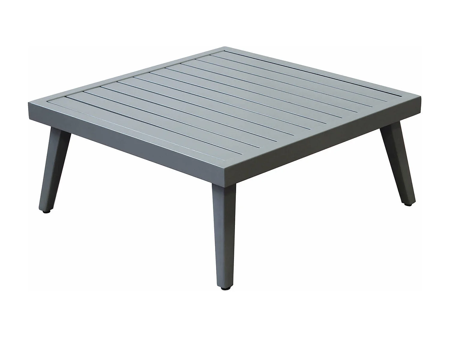 MilaniHome.it - tavolino per salotto modulare di design per esterno giardino cm 68 x 68 x 30 hdi coloreAntracite