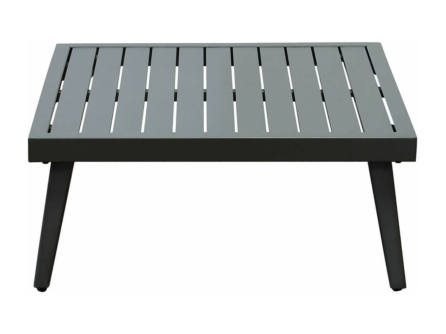 MilaniHome.it - tavolino per salotto modulare di design per esterno giardino cm 68 x 68 x 30 hdi coloreAntracite