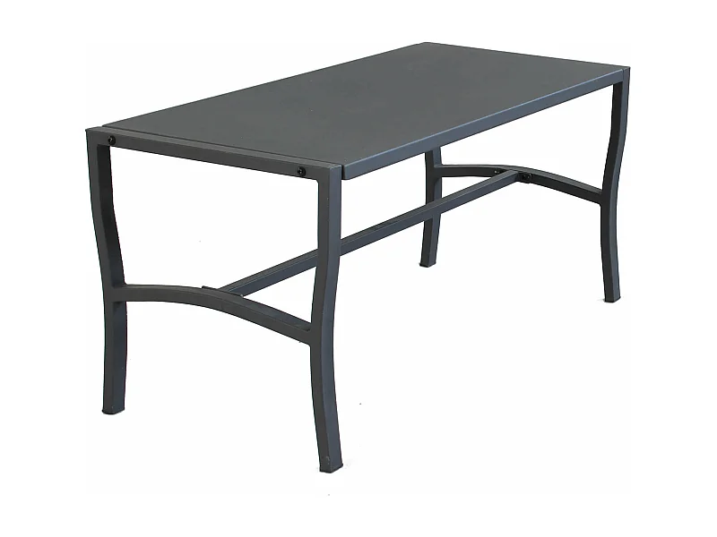 MilaniHome.it - Tavolino In Ferro Nero Per Esterno Giardino, Portico, Ristorante, Gelateria Bar Hotel Albergodi coloreAntracite