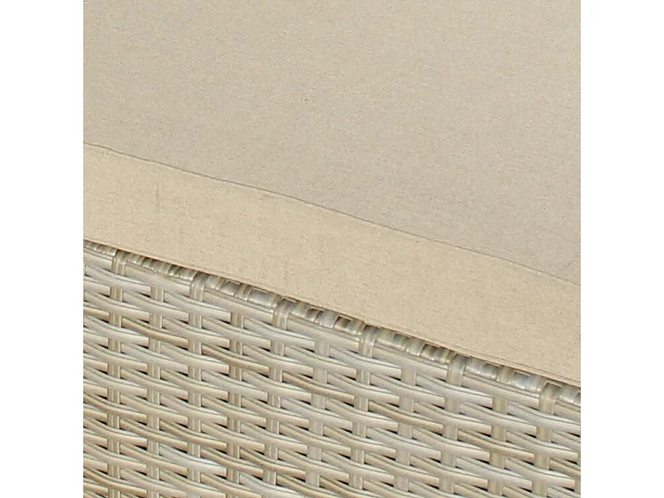 MilaniHome.it - Salotto Da Giardino Set Ad Angolo Set 2 Divani Marrone Con Cuscini Intreccio In Rattan Sintetico Per Esternodi coloreMarrone