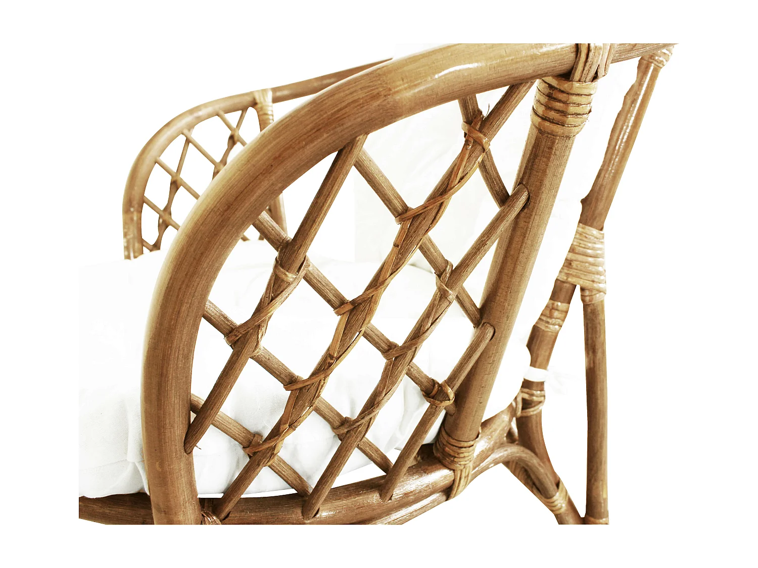 MilaniHome.it - Salotto Da Giardino In Rattan Naturale Alta Qualità Da Esterno Portico Per Locale Bar Agriturismo Hotel Albergo Pasticceriadi coloreMarrone