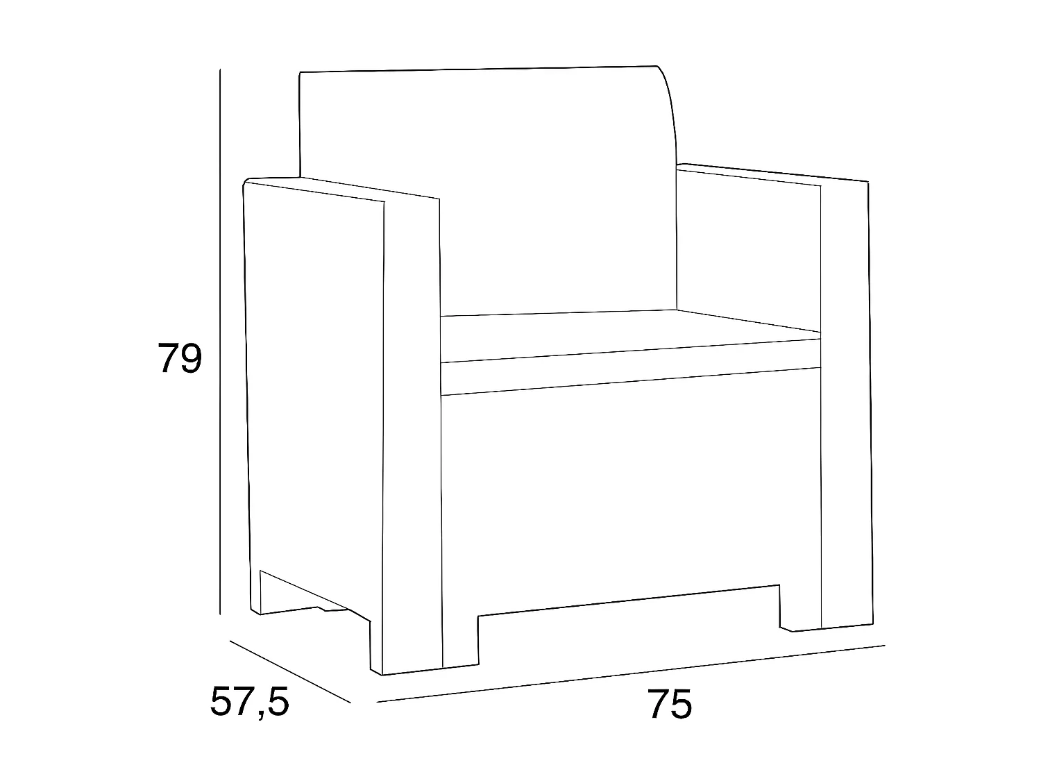 MilaniHome.it - Salotto Da Giardino Set 2 Posti Nero Con Cuscini Grigi Intreccio In Rattan Sintetico Per Esterno Giardinodi coloreNero