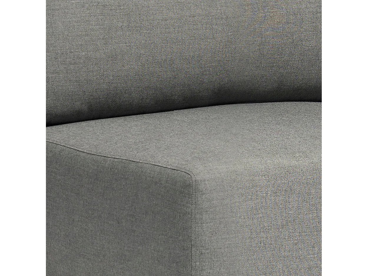 MilaniHome.it - poltrona centrale componibile design moderno per esterno cm 71 x 85 x 83 hdi coloreAntracite