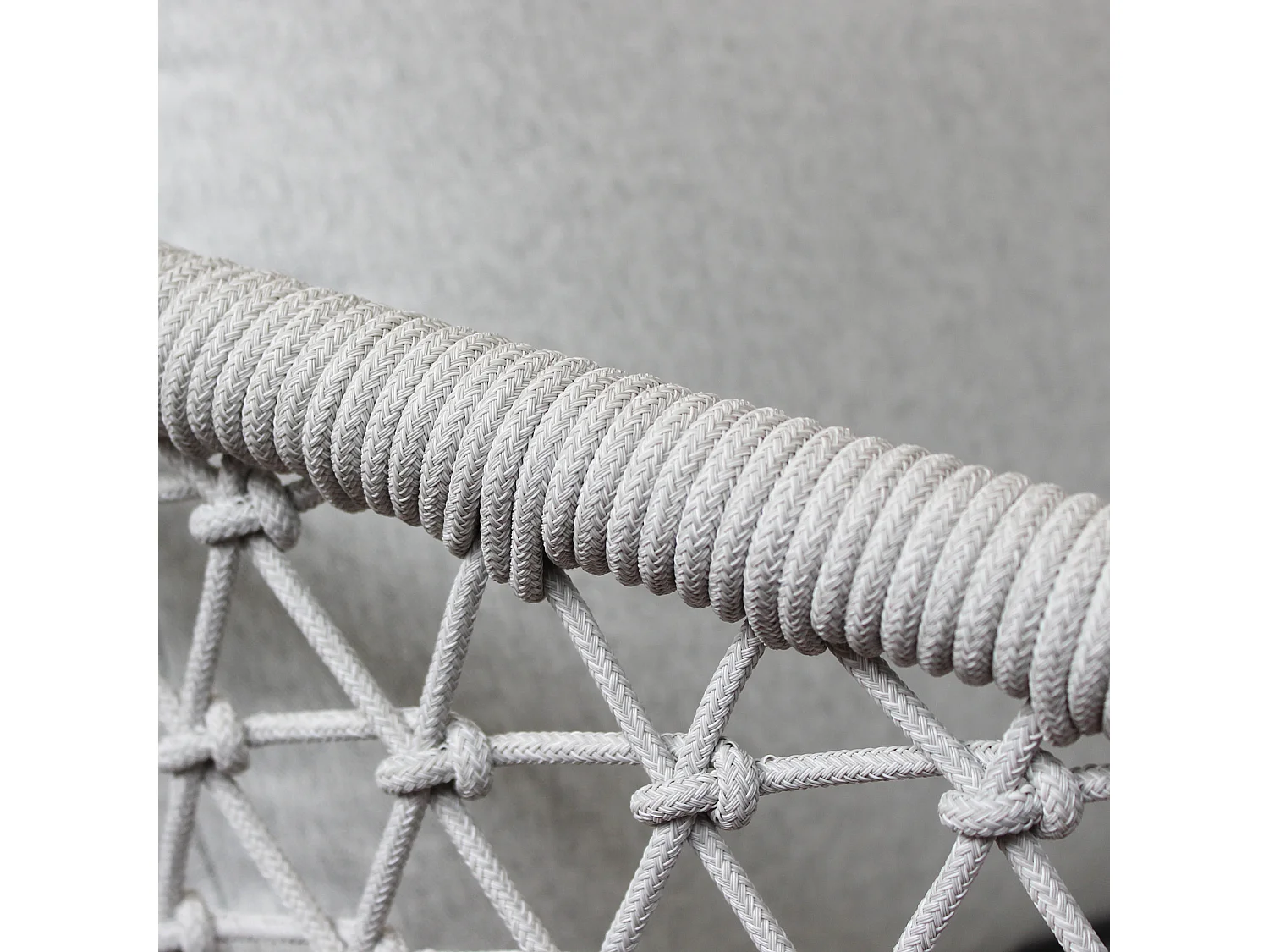 MilaniHome.it - salotto da giardino in alluminio e corda 5 posti per giardino da esterno porticodi coloreGrigio chiaro