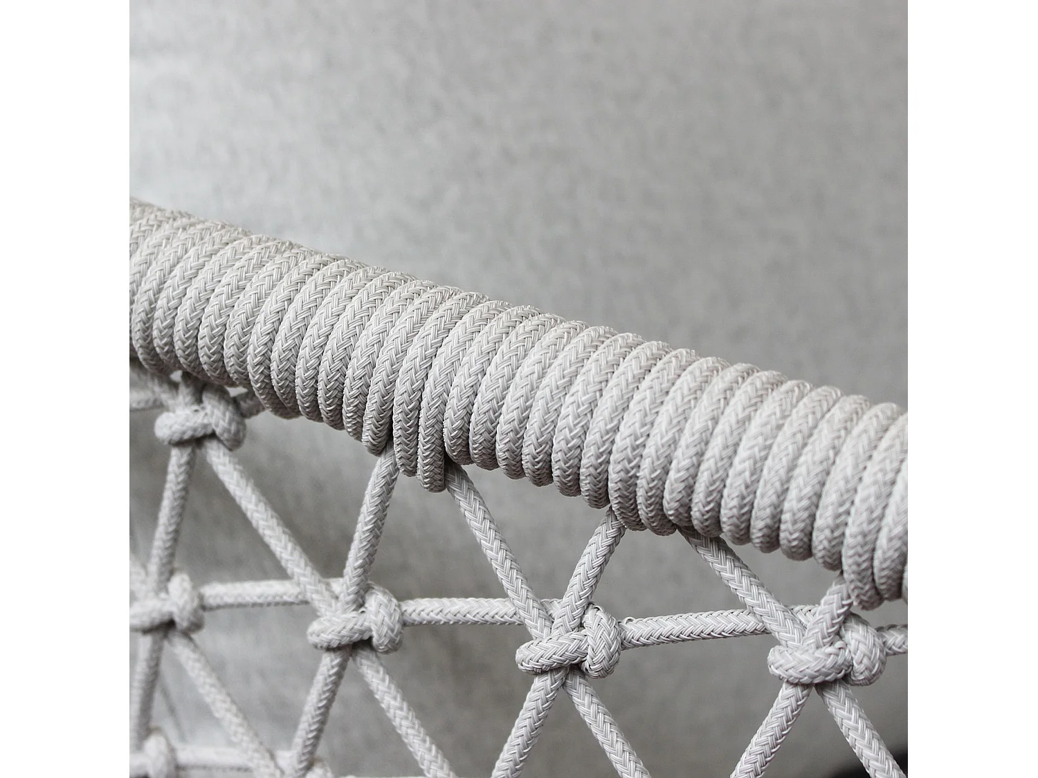 MilaniHome.it - salotto da giardino in alluminio e corda 5 posti per giardino da esterno porticodi coloreGrigio chiaro