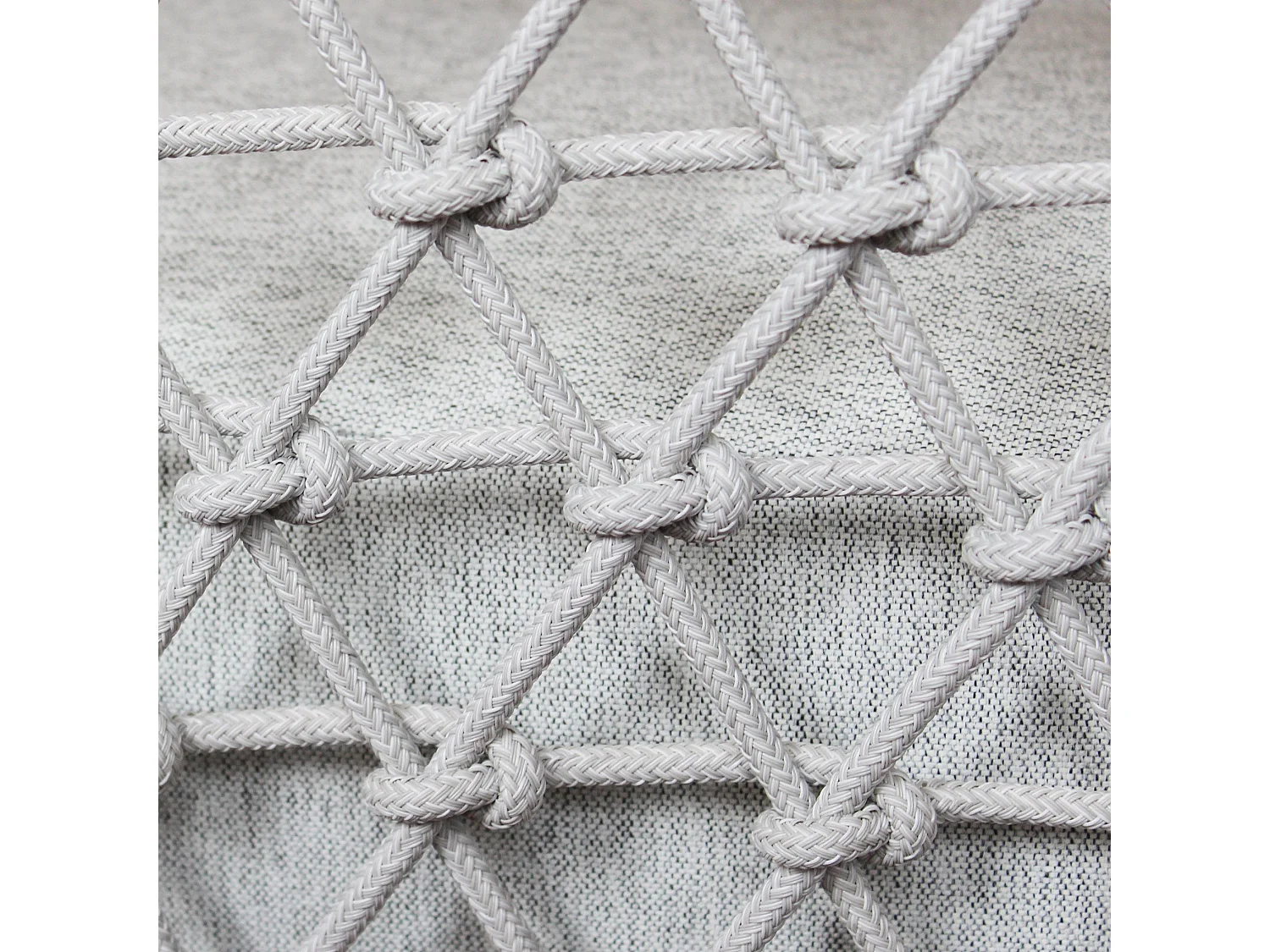 MilaniHome.it - salotto da giardino in alluminio e corda 5 posti per giardino da esterno porticodi coloreGrigio chiaro