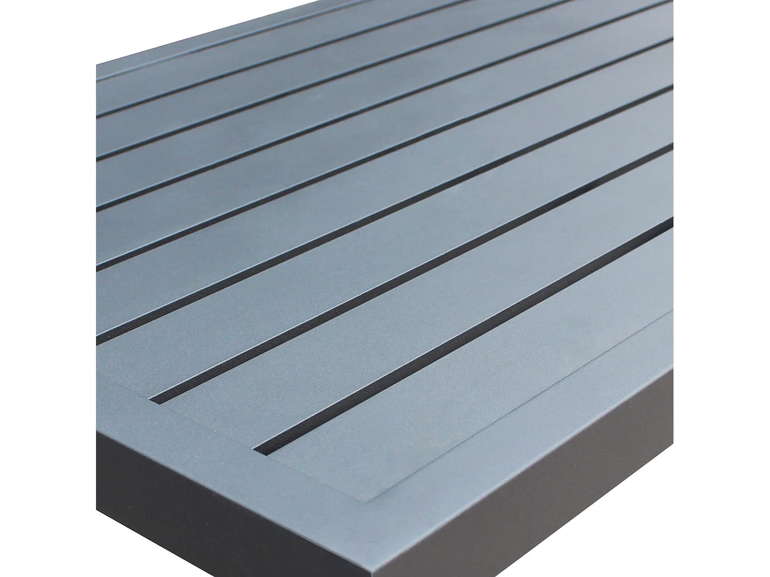 MilaniHome.it - salotto da giardino 4 posti di design moderno per esterno di coloreAntracite