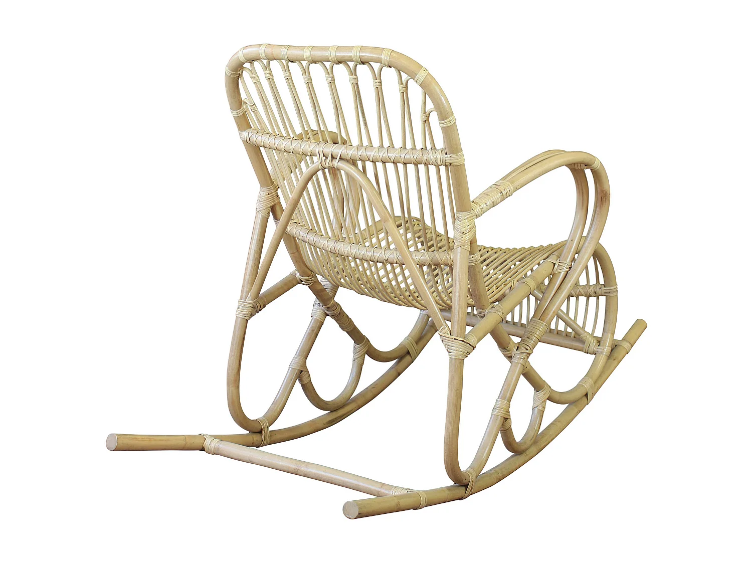 MilaniHome.it - poltrona in fibra naturale di design per esterno giardino cm 102 l x 74 p x 143 hdi coloreMarrone chiaro