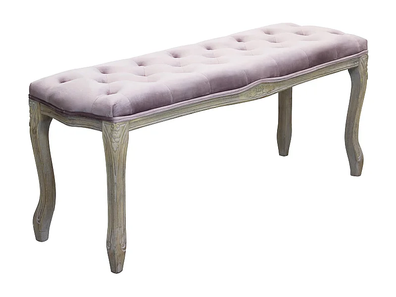 panca vintage in velluto di design moderno vintage cm 110x36x47 h