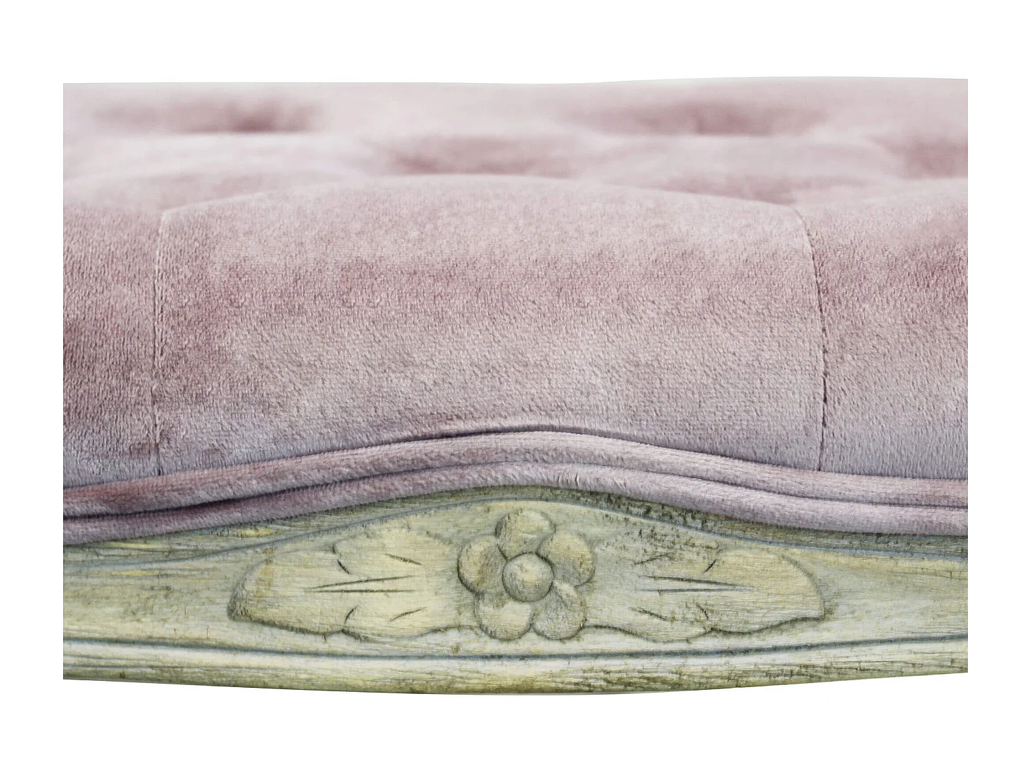 panca vintage in velluto di design moderno vintage cm 110x36x47 h