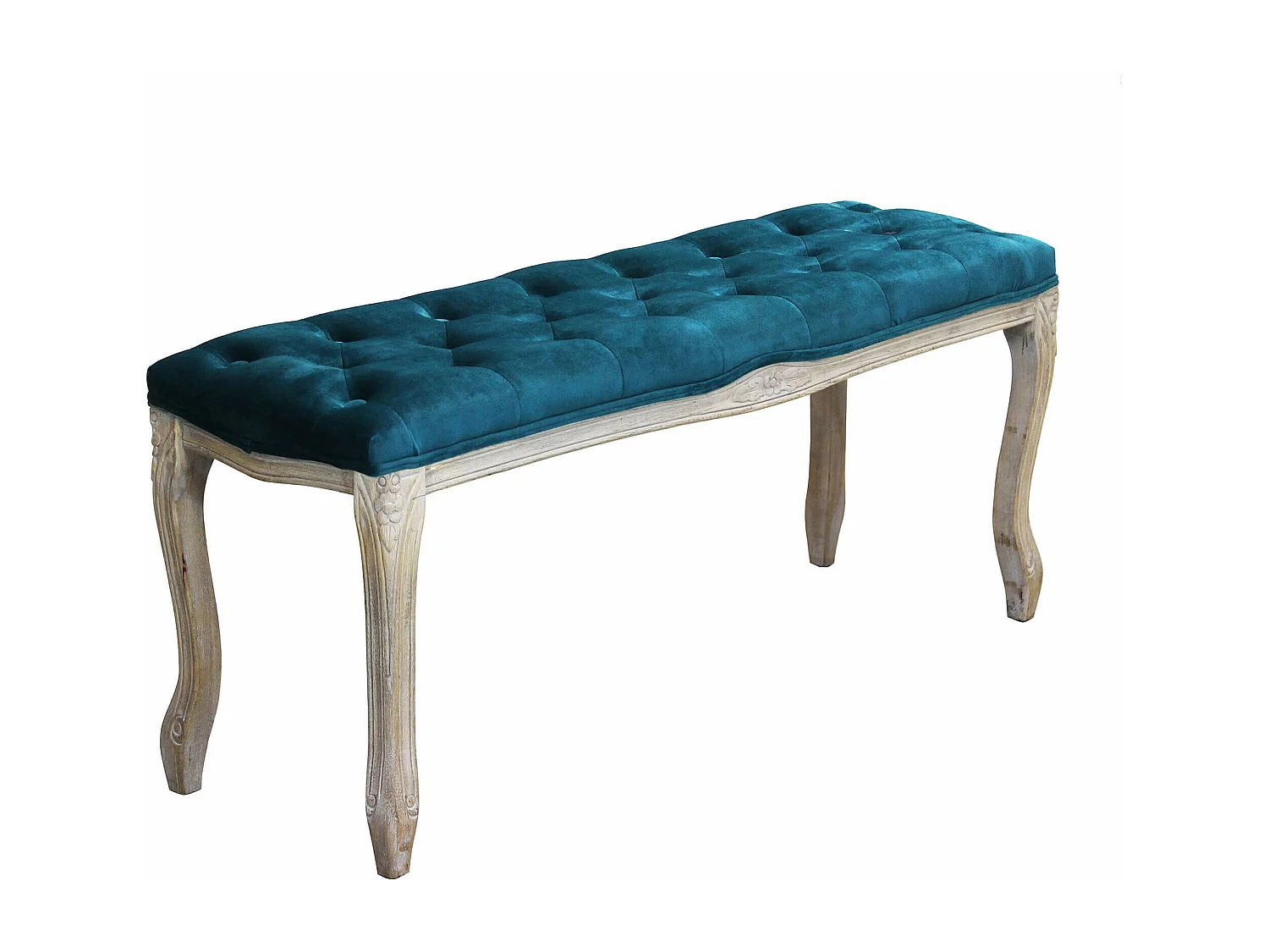 panca vintage in velluto di design moderno vintage cm 110x36x47 h