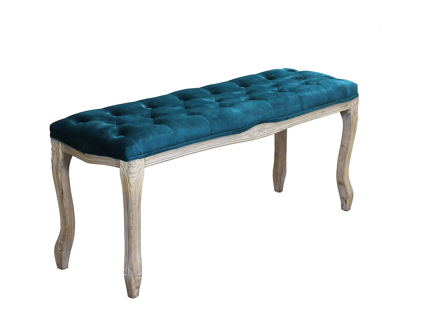 panca vintage in velluto di design moderno vintage cm 110x36x47 h