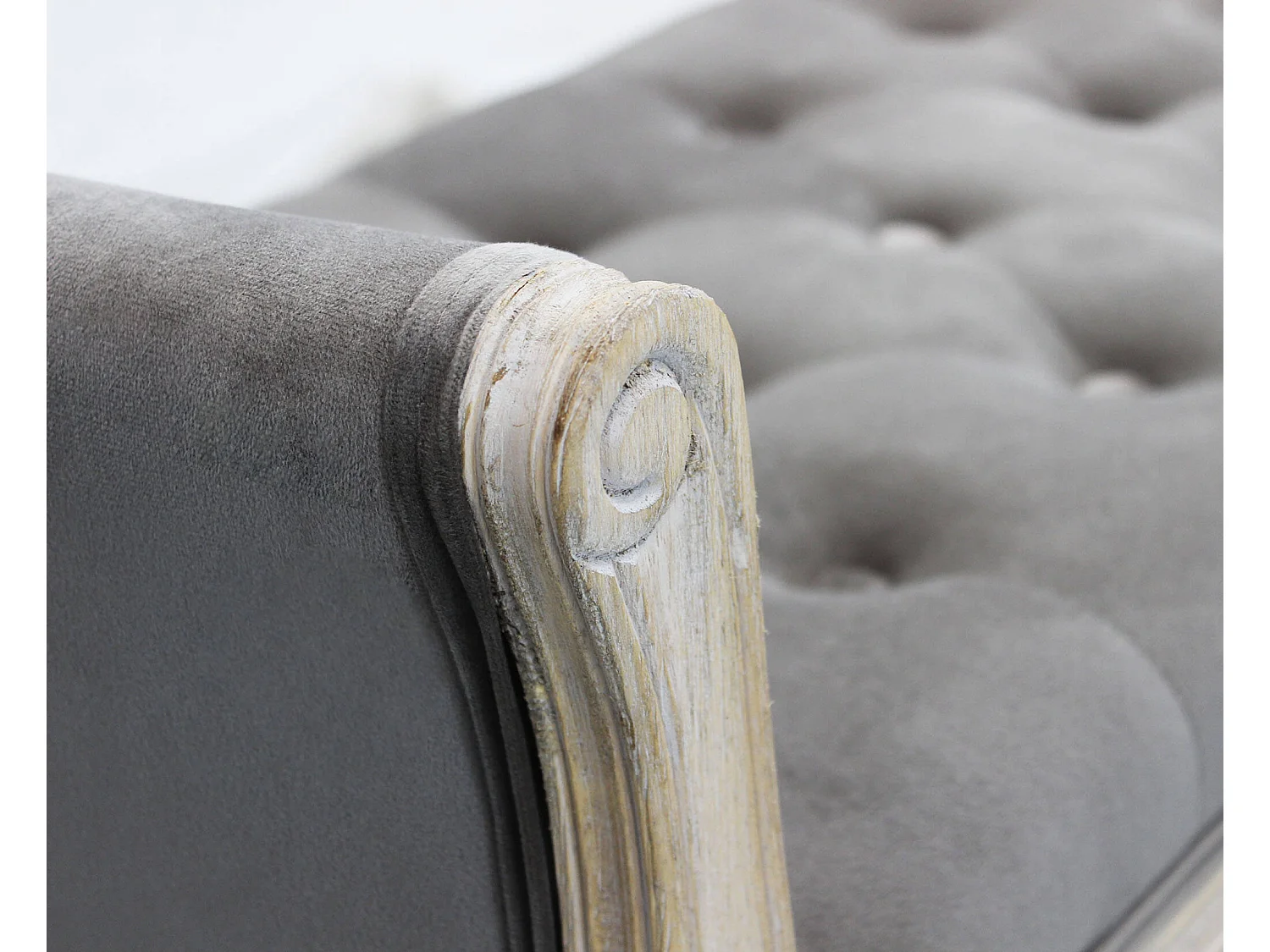 MilaniHome.it - panca vintage in velluto di design moderno vintage cm 113x48x 45/60 hdi coloreTaupe