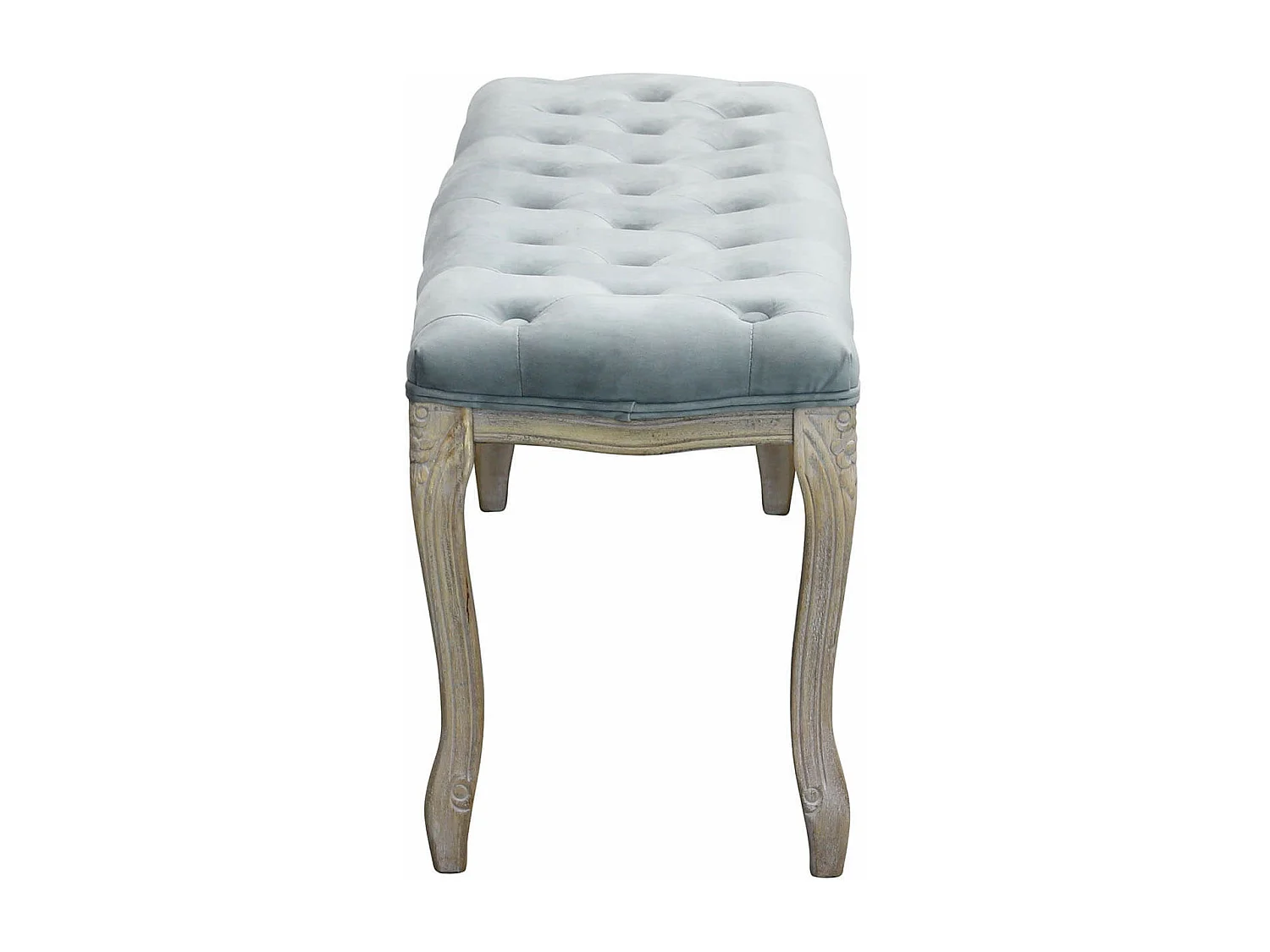 MilaniHome.it - panca vintage in velluto di design moderno vintage cm 110x36x47 hdi coloreGrigio