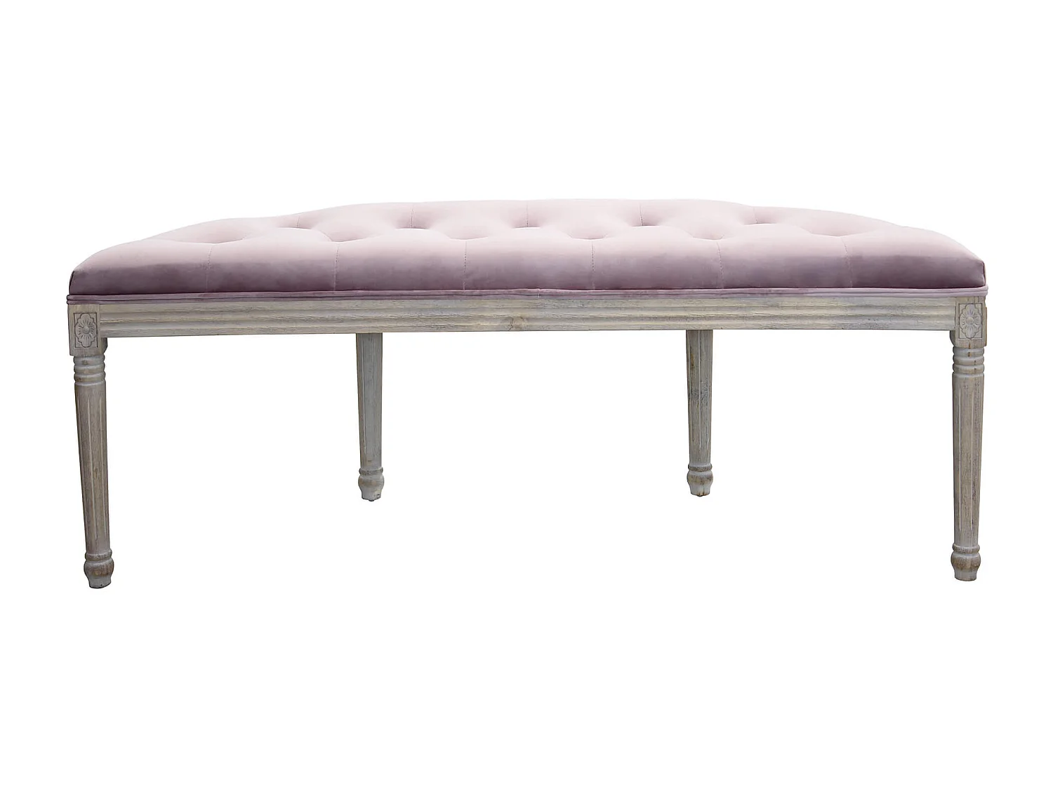 panca vintage in velluto di design moderno vintage cm 125x45x48 h