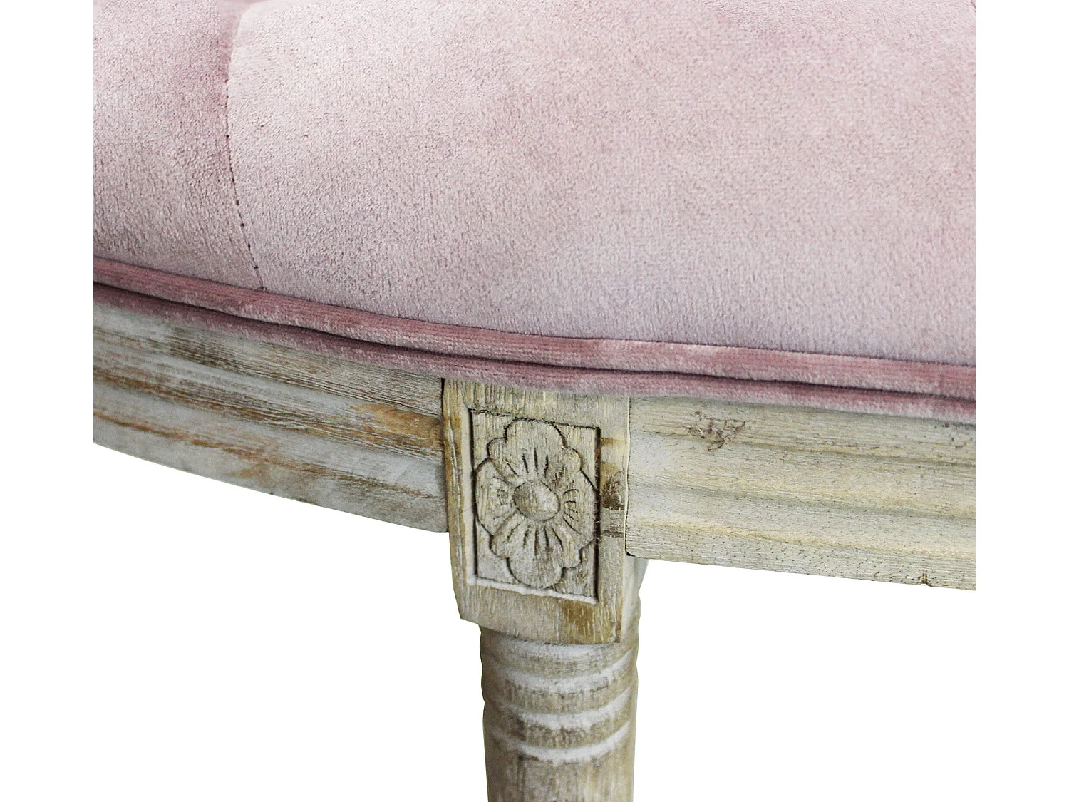 panca vintage in velluto di design moderno vintage cm 125x45x48 h