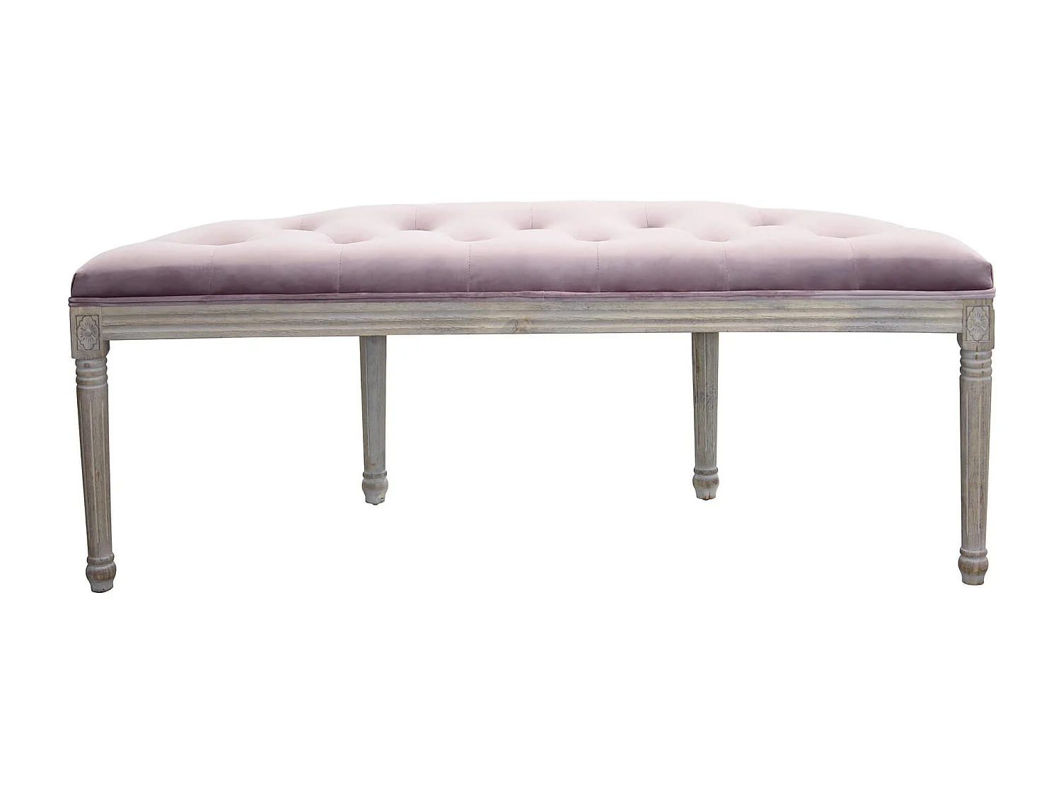 panca vintage in velluto di design moderno vintage cm 125x45x48 h