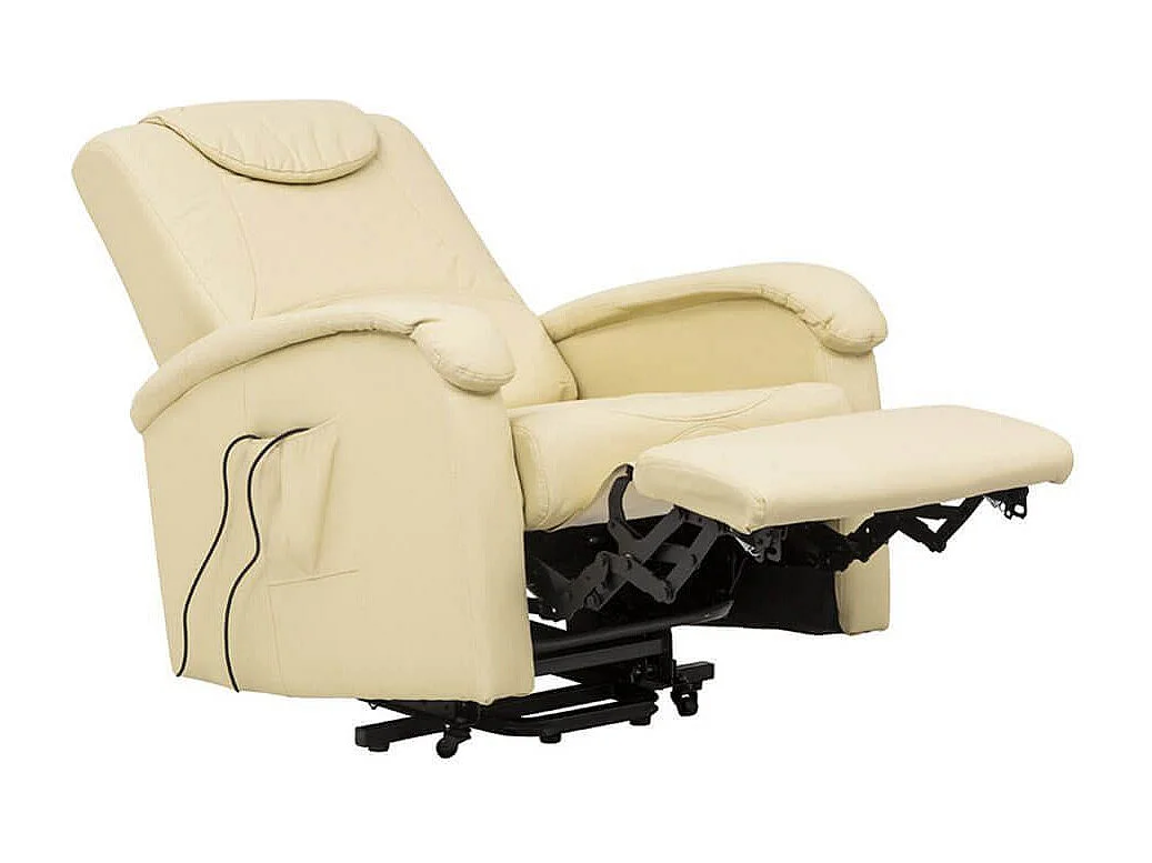 MilaniHome.it - Poltrona Relax Elettrica Reclinabile Confort Imbottita Beige Per Interno Salotto Per Anzianidi coloreBeige