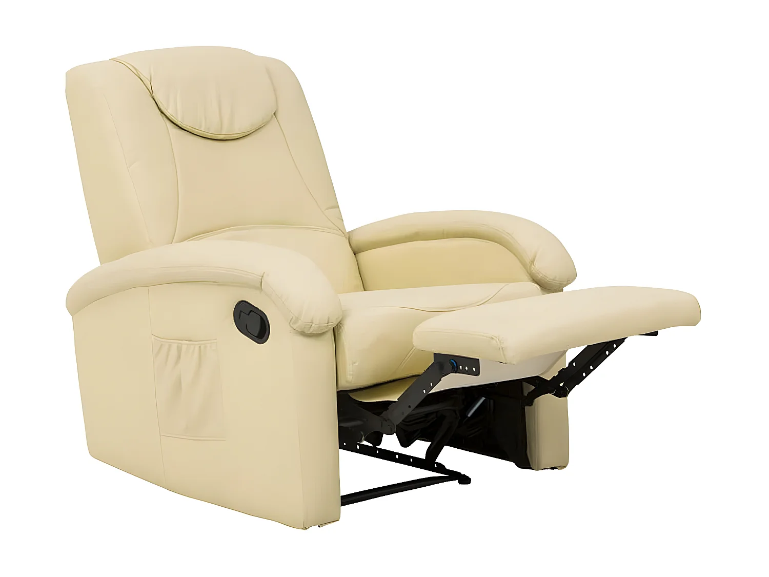 MilaniHome.it - Poltrona Relax Reclinabile Confort Imbottita Beige Per Interno Salotto Per Anzianidi coloreBeige