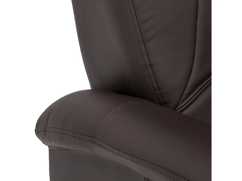 MilaniHome.it - Poltrona Relax Reclinabile Confort Imbottita Marrone Per Interno Salotto Per Anzianidi coloreMarrone