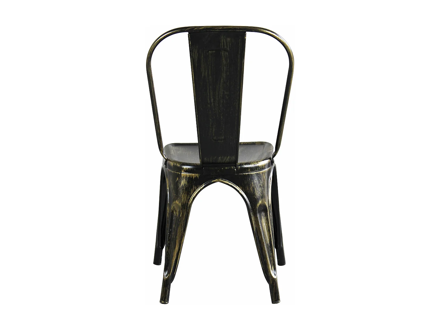 MilaniHome.it - Set Di 4 Sedie In Metallo Di Design Moderno Industrial Vintage Per Sala Da Pranzo Bar Ristorante Soggiornodi coloreOro