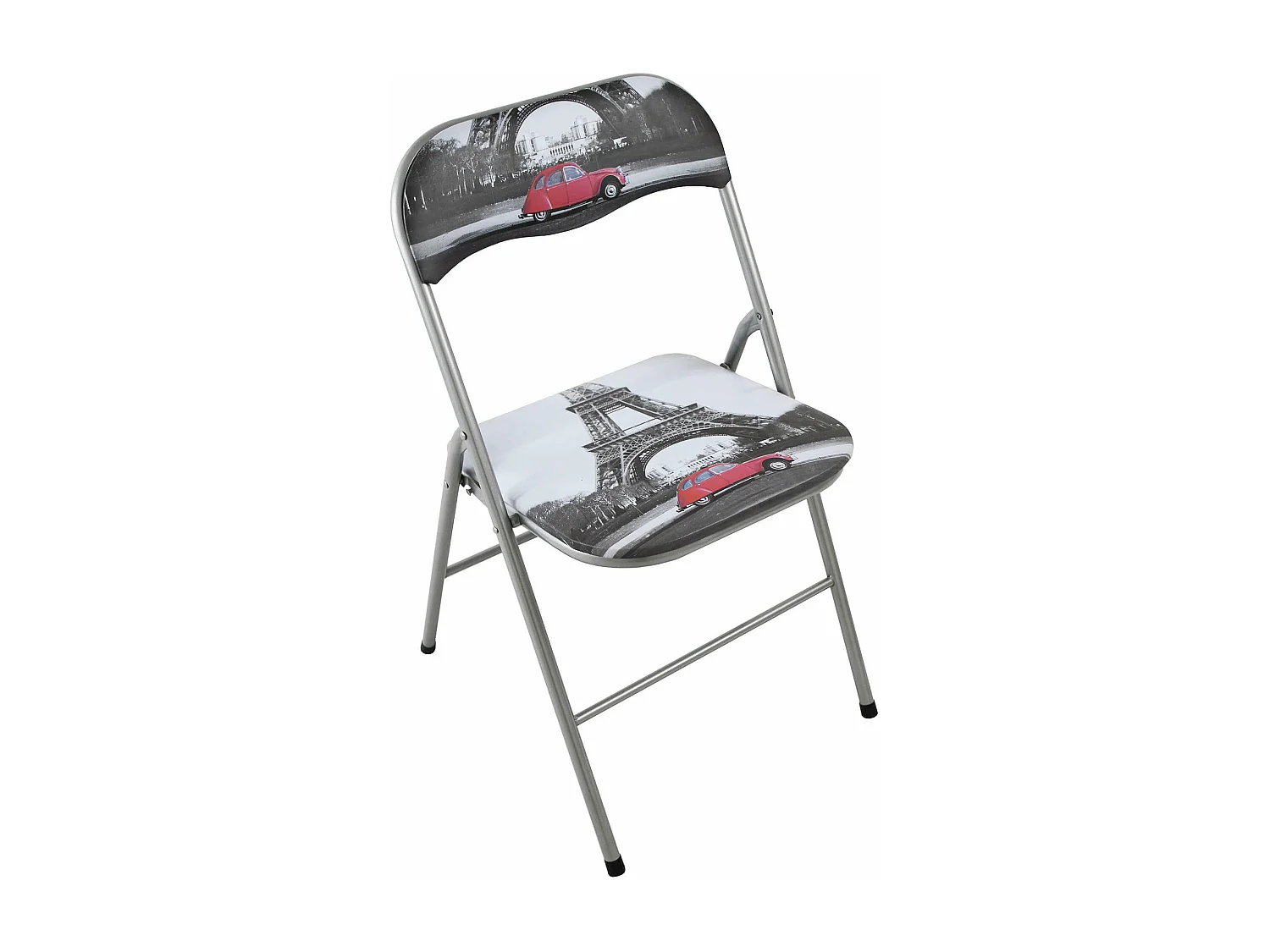 MilaniHome.it - Set Di 6 Sedie Slim Pieghevoli Parigi Di Design Con Comoda Imbottitura Nella Seduta Per Ospiti, Ufficio, Casadi coloreParigi