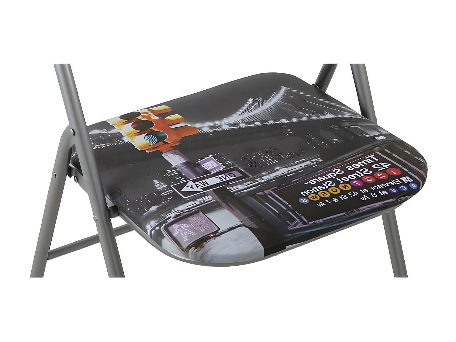 MilaniHome.it - Set Di 4 Sedie Slim Pieghevoli New York Di Design Con Comoda Imbottitura Nella Seduta Per Ospiti, Ufficio, Casadi coloreNew York