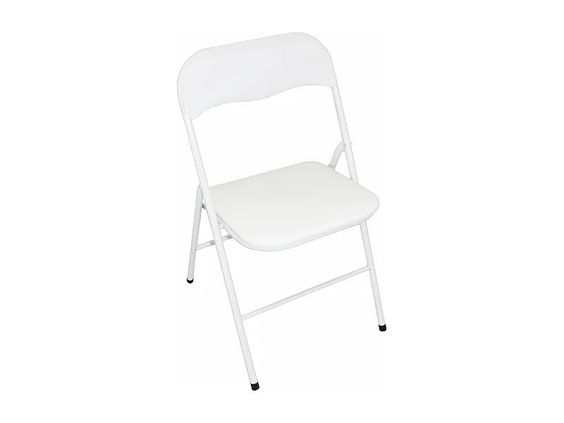 MilaniHome.it - Sedia Pieghevole Slim Bianca Per Interno Sala Da Pranzo Salotto Cucina Ufficiodi coloreBianco