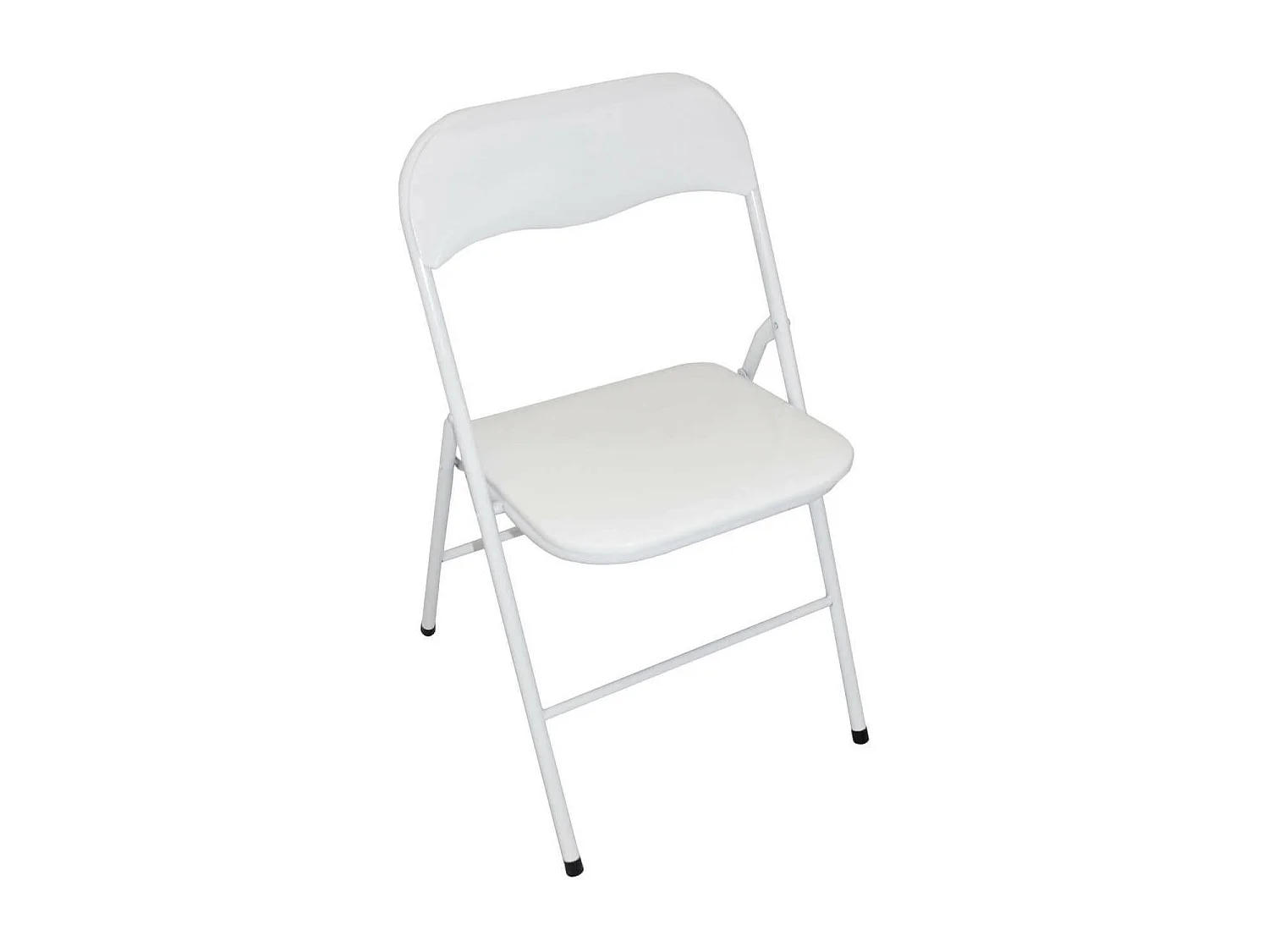 MilaniHome.it - Set Di 2 Sedie Slim Pieghevoli Bianche Con Comoda Imbottitura Nella Seduta Per Ospiti, Ufficio, Casa, Campeggiodi coloreBianco