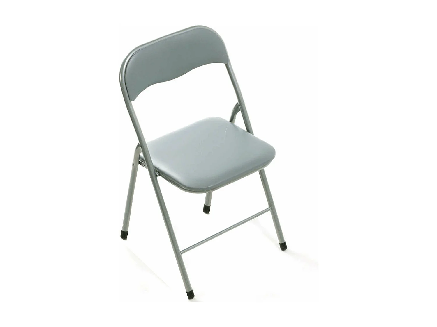 MilaniHome.it - Sedia Pieghevole Slim Grigio Chiaro Opaco Struttura Grigia Per Interno Sala Da Pranzo Salotto Cucina Ufficiodi coloreGrigio