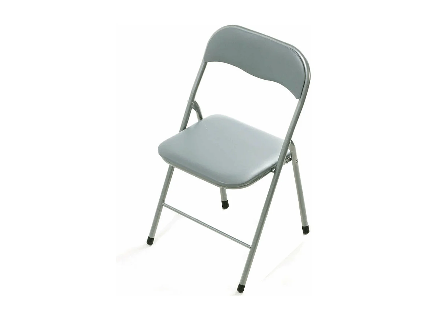 MilaniHome.it - Sedia Pieghevole Slim Grigio Chiaro Opaco Struttura Grigia Per Interno Sala Da Pranzo Salotto Cucina Ufficiodi coloreGrigio